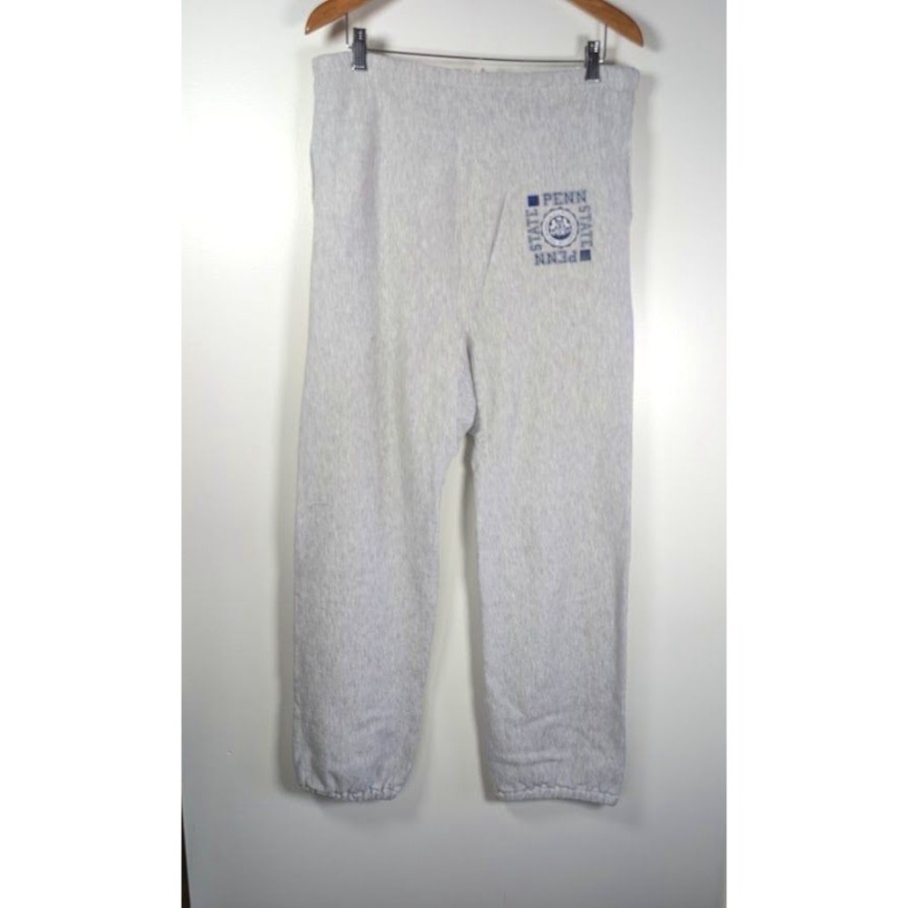 Vintage 80s Champion Reverse Weave Sweatpants Size Large Penn State Made in USA